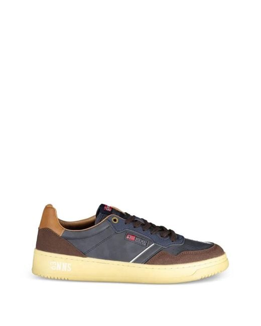 Norway 1963 Blue Lace-Up Sneakers for men