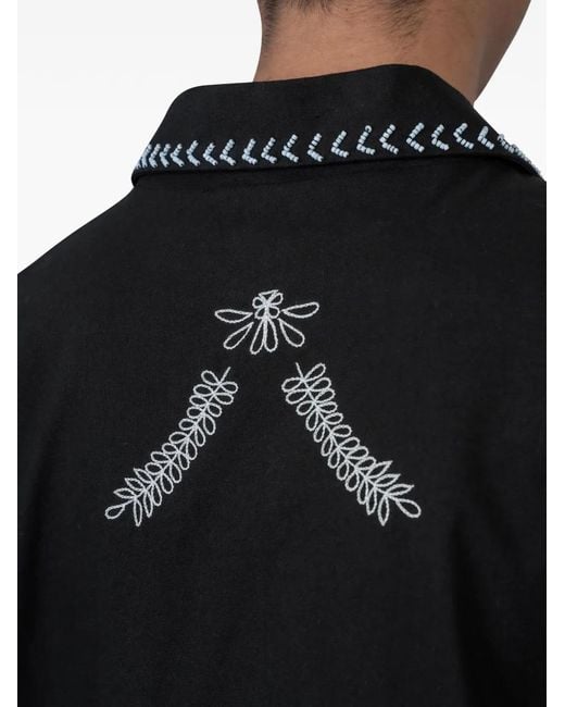 BAZISZT Black Fez Shirt for men