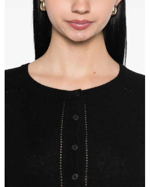 Pinko Black Potatura Cardigan