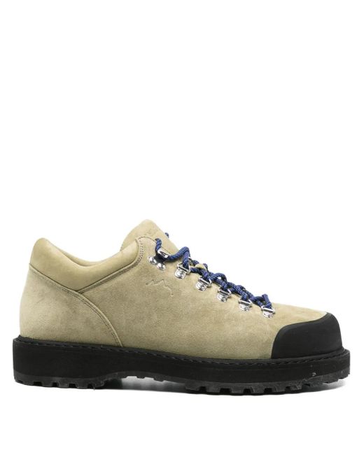 Diemme Green Lace-Up Suede Boots for men