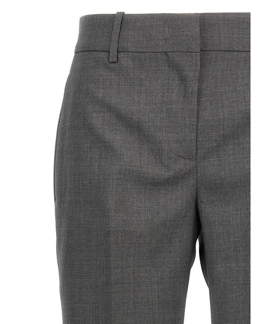 Ermanno Scervino Gray Wool Trousers