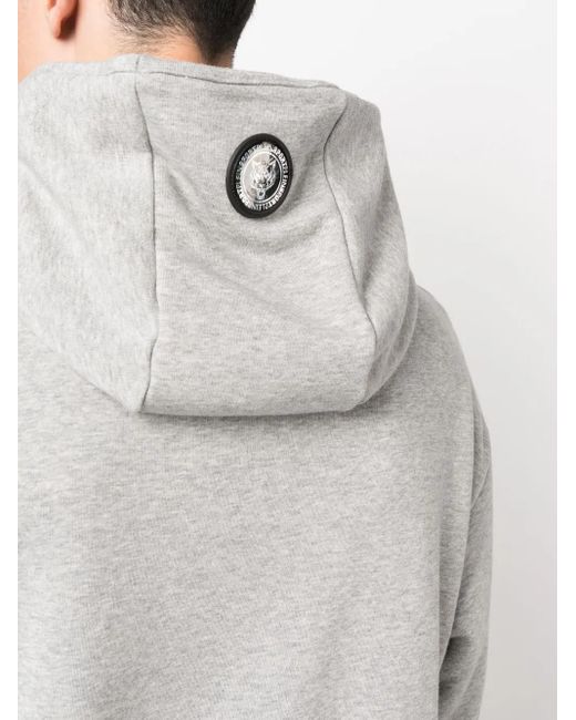 Philipp Plein Hoodie Met Print in het White voor heren