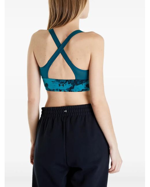 Under Armour Blue Project Rock Infinity Bra