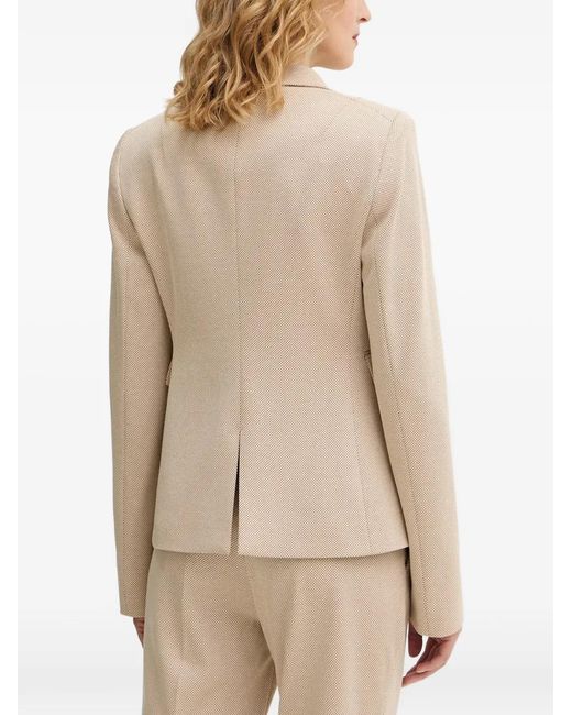 Boss Natural Jia Tetured Blazer