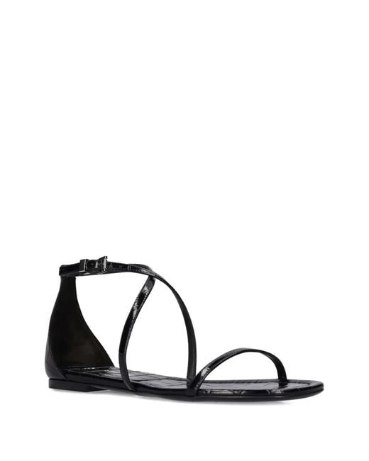 Michael Kors Black Polly Sandals