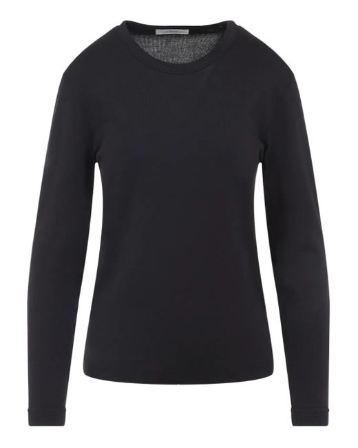 Lemaire Black Rib Long Sleeve T-Shirt