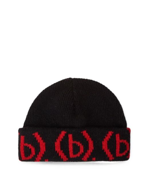 Bstroy Red Beanie Mit Logo