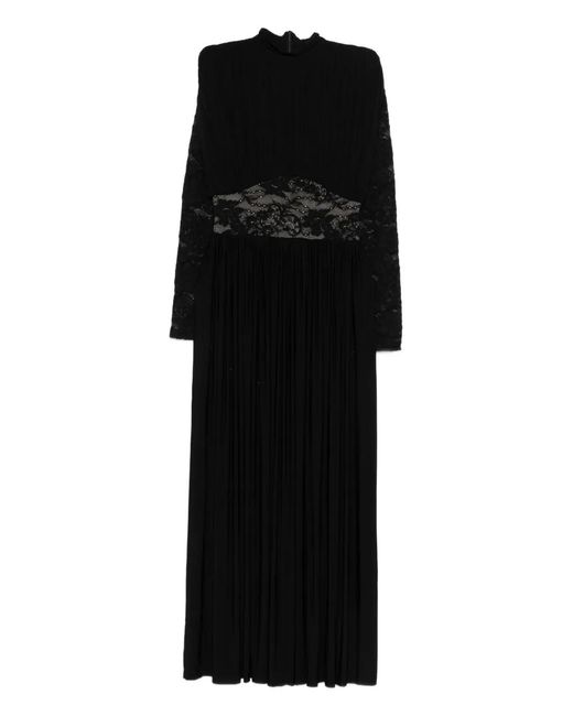 Zimmermann Black Rebellion Lace-Insert Maxi Dress