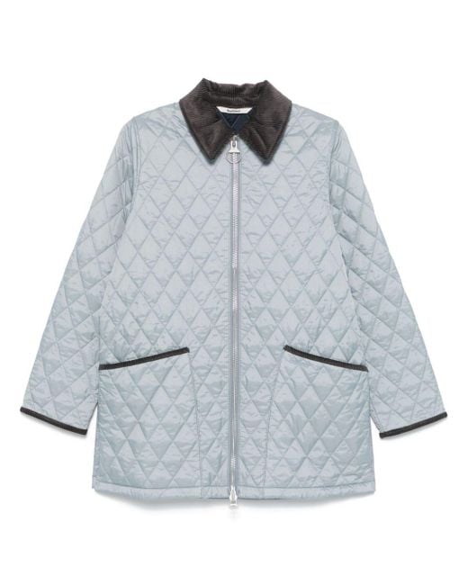 Barbour Gray X Alexa Chung Dominic Coat