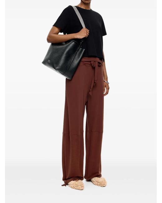 Bimba Y Lola Black Large Chihuahua Tote Bag