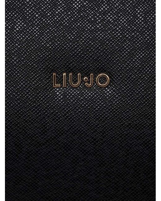Liu Jo Black Tote Bag mit Logo