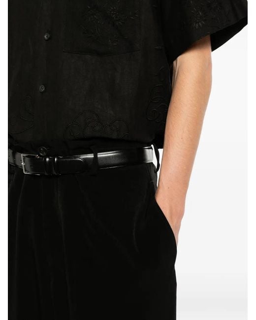 Yohji Yamamoto Black Pocket Tapered Pant for men