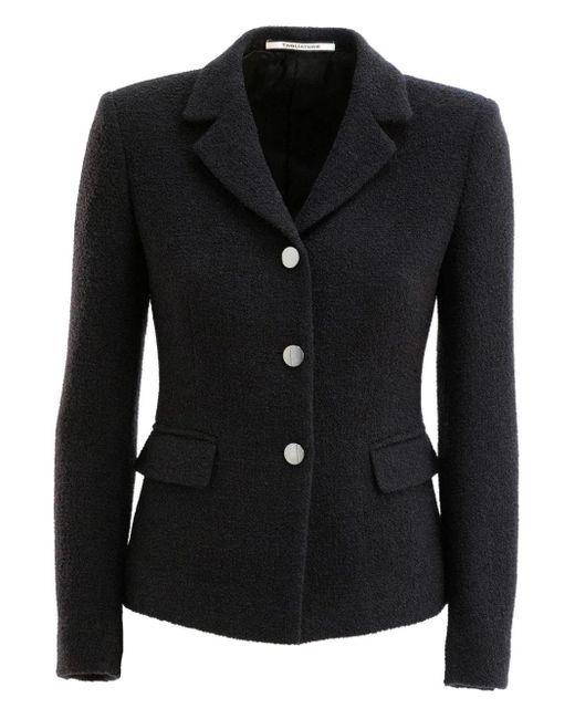 Tagliatore Black Jacke Aus Bouclé