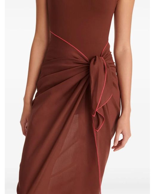 Eres Red Cabine Sarong