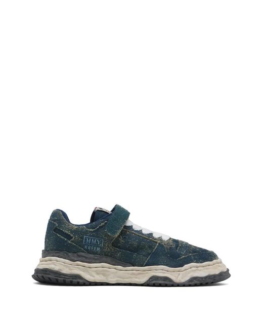 Maison Mihara Yasuhiro Blue Keith Og Sole Leather Sneakers for men