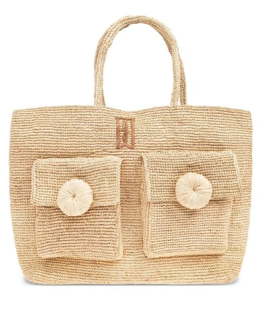By Malene Birger Natural Raffia Tote Bag