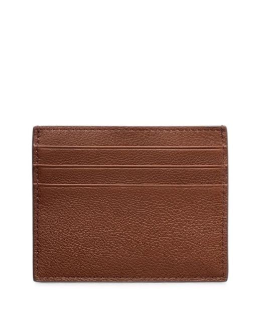 Prada Brown Leather Card Holder