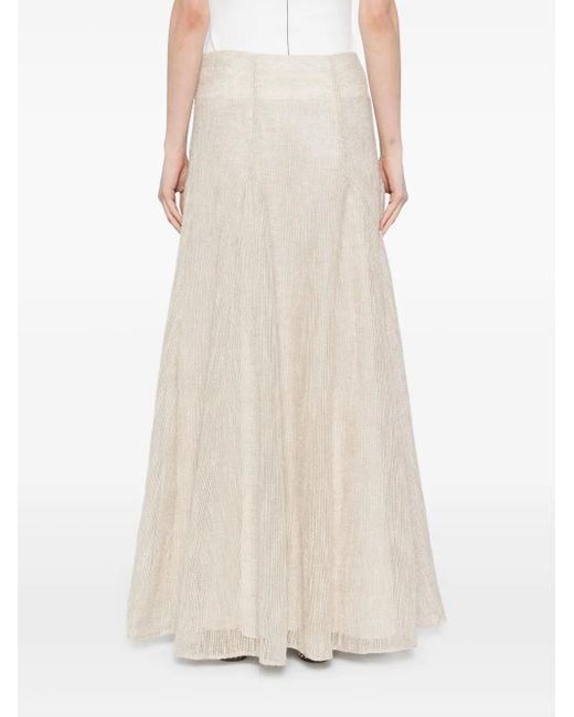 Ruohan White Parasol Skirt