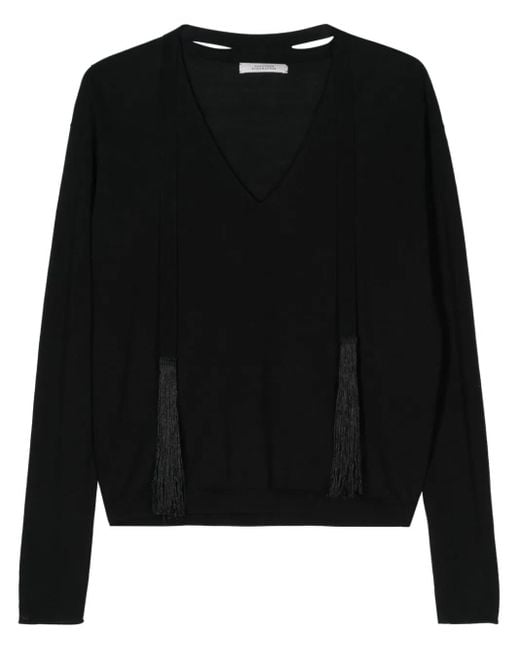 Dorothee Schumacher Black Refined Essentials Fine-Ribbed Jumper