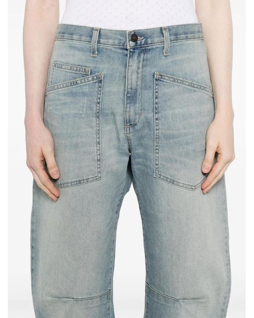 Nili Lotan Blue Light Shon Jeans