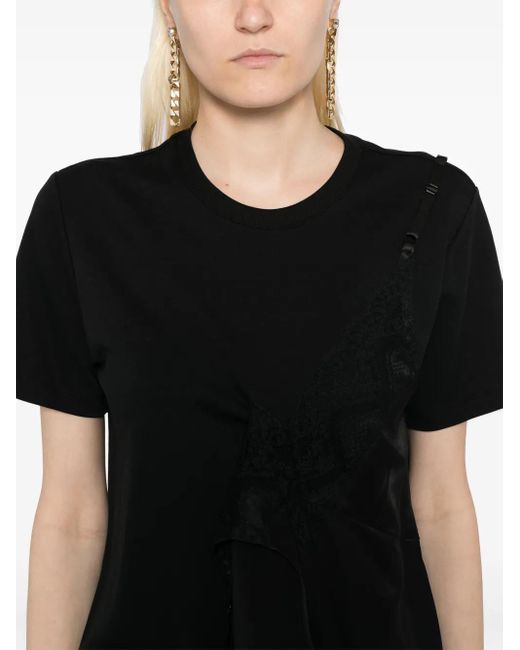 Monse Black Deconstructed T-Shirt