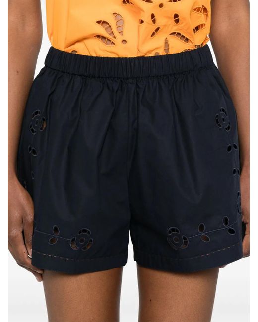 Vita Kin Blue La Vie En Rose Shorts