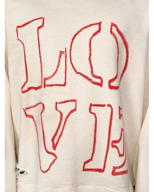 メンズ KAMIYA プリント スウェットシャツ Pink