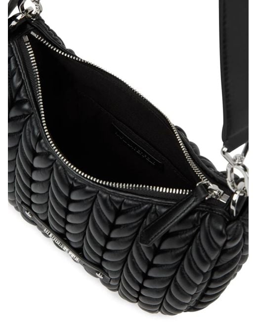 Karl Lagerfeld Black Small K/Weave Tote Bag