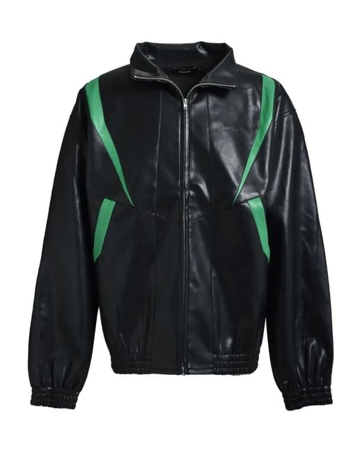 BREATH Black Embossed-Logo Bomber Jacket for men