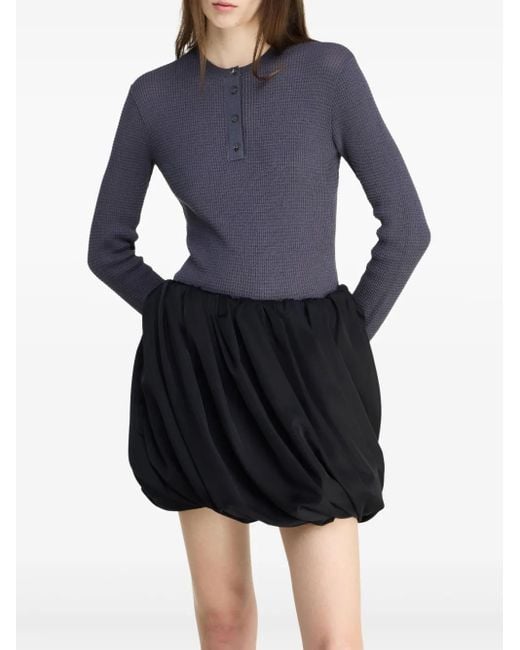 J.W. Anderson ロールヘム ミニスカート Black