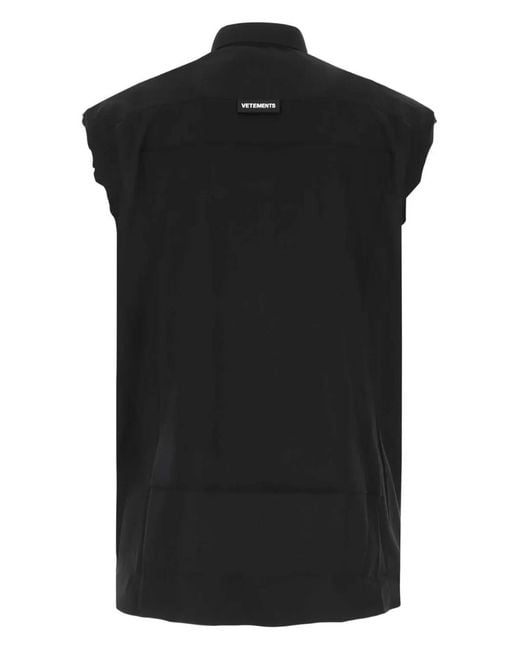 Vetements Black Blouses for men