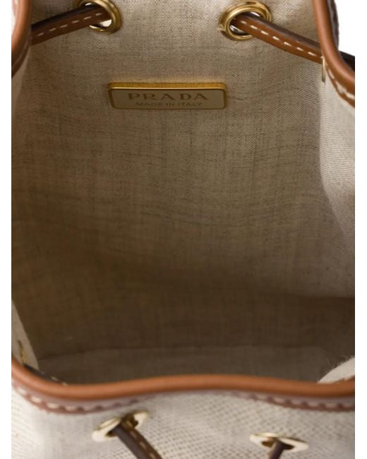 Pouch di Prada in Natural