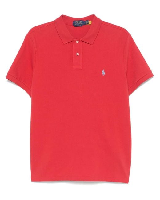 Polo Ralph Lauren Red Short-Sleeve Polo Shirt for men
