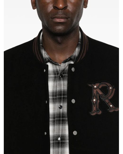 Represent Black Bomber Jacket for men