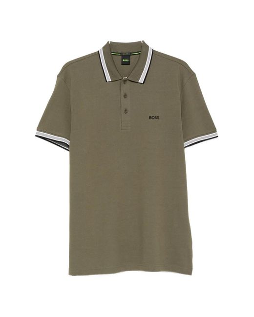 Boss Green Paddy Logo-Embroidered Polo Shirt for men