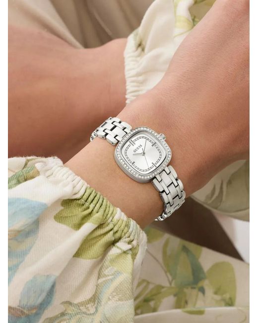 Guess White Hazel 25Mm Watch