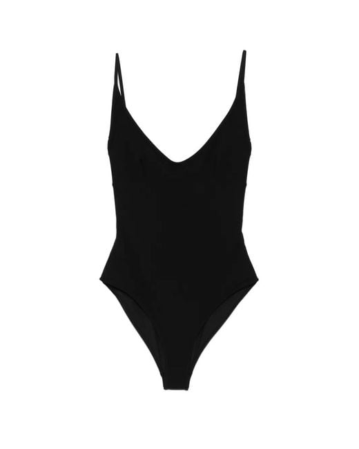 Totême Black Scoop Swimsuit