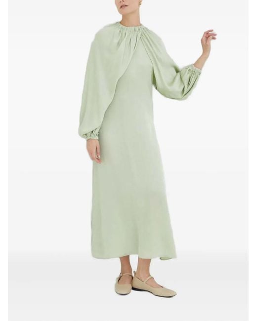 Robe Longue À Manches Ballon Day Birger et Mikkelsen en coloris Green