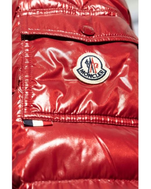 Moncler Red 'Maljasset' Down Jacket for men