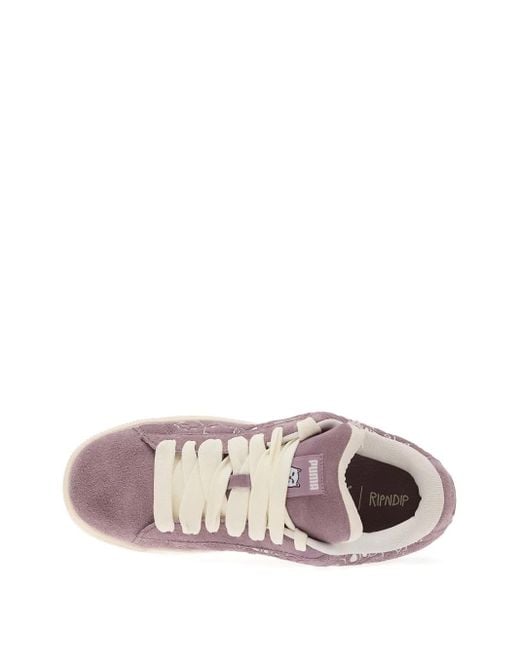PUMA Pink X Ripndip Suede Xl Sneakers