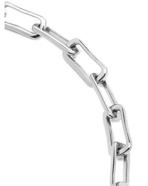 Monica Vinader White Mini Chain Necklace