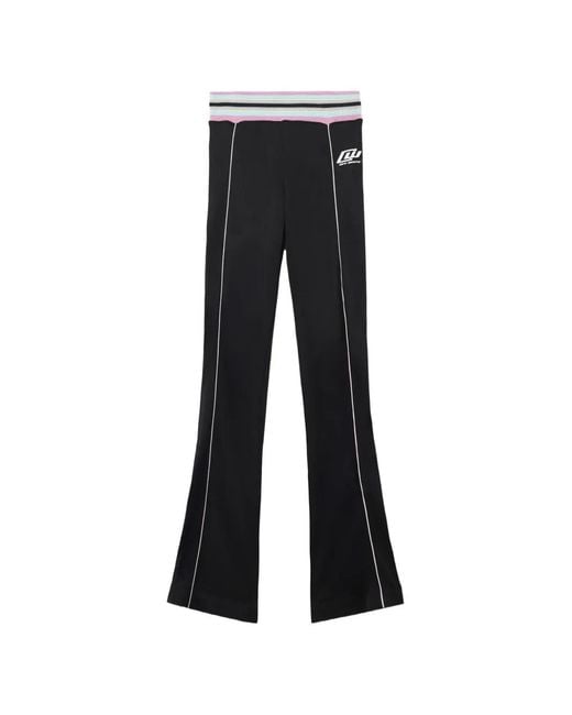 Off-White c/o Virgil Abloh Black Fluid Track Slim Pants