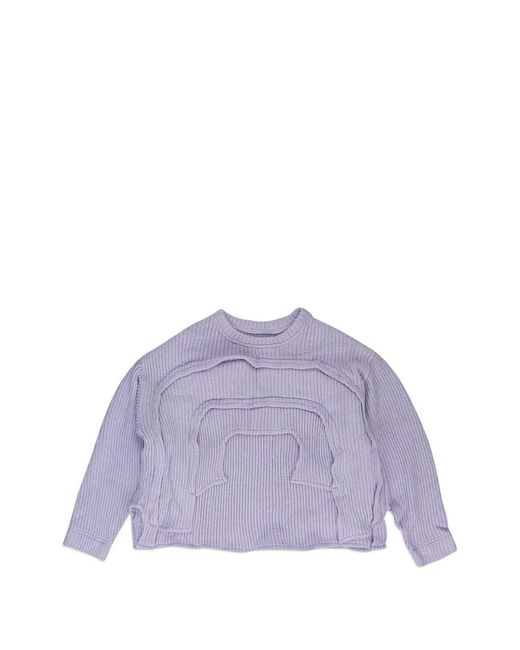 Who Decides War Purple Crew-Neck Sweatshirt for men