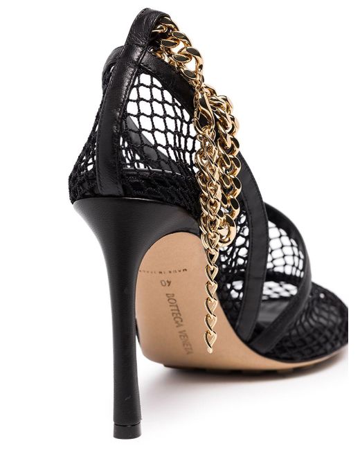 bottega veneta stretch mesh sandals