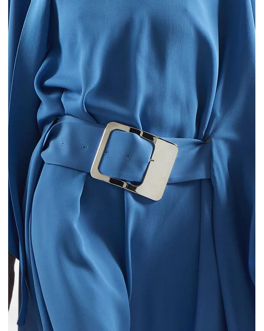‎Taller Marmo Blue La Luna Belted Maxi Kaftan