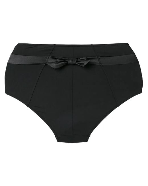 Marlies Dekkers Black Cache Coeur High-Waisted Bikini Briefs