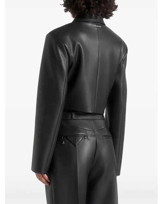 Manière De Voir Black Ania Cropped Jacket