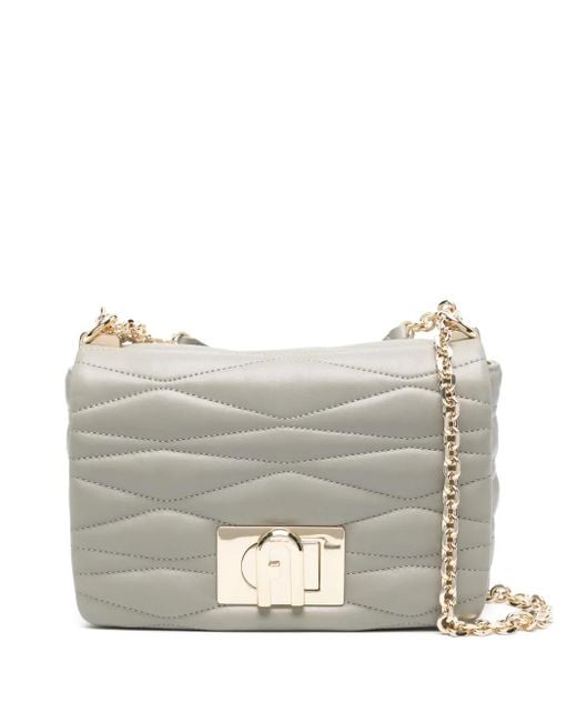 Furla Gray 1927 Cross Body Bag