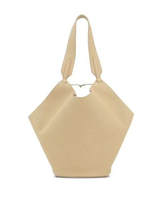 Khaite Natural Small Lotus Tote Bag
