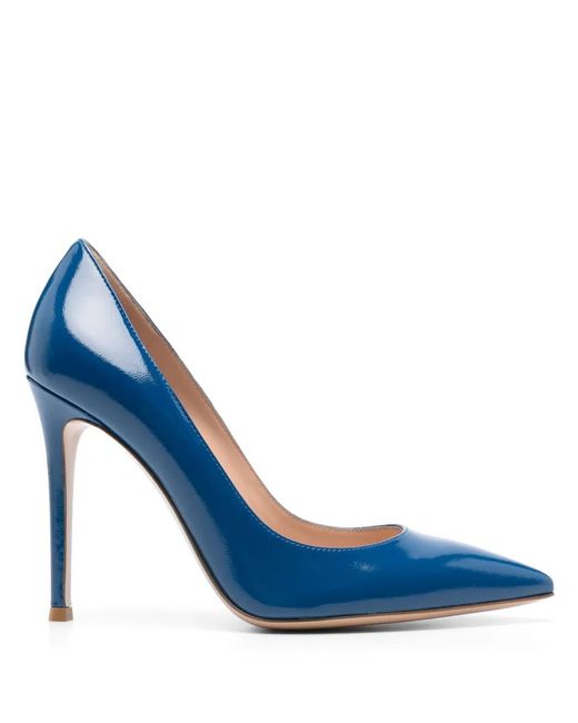 Gianvito Rossi Blue 105Mm Gianvito Pumps